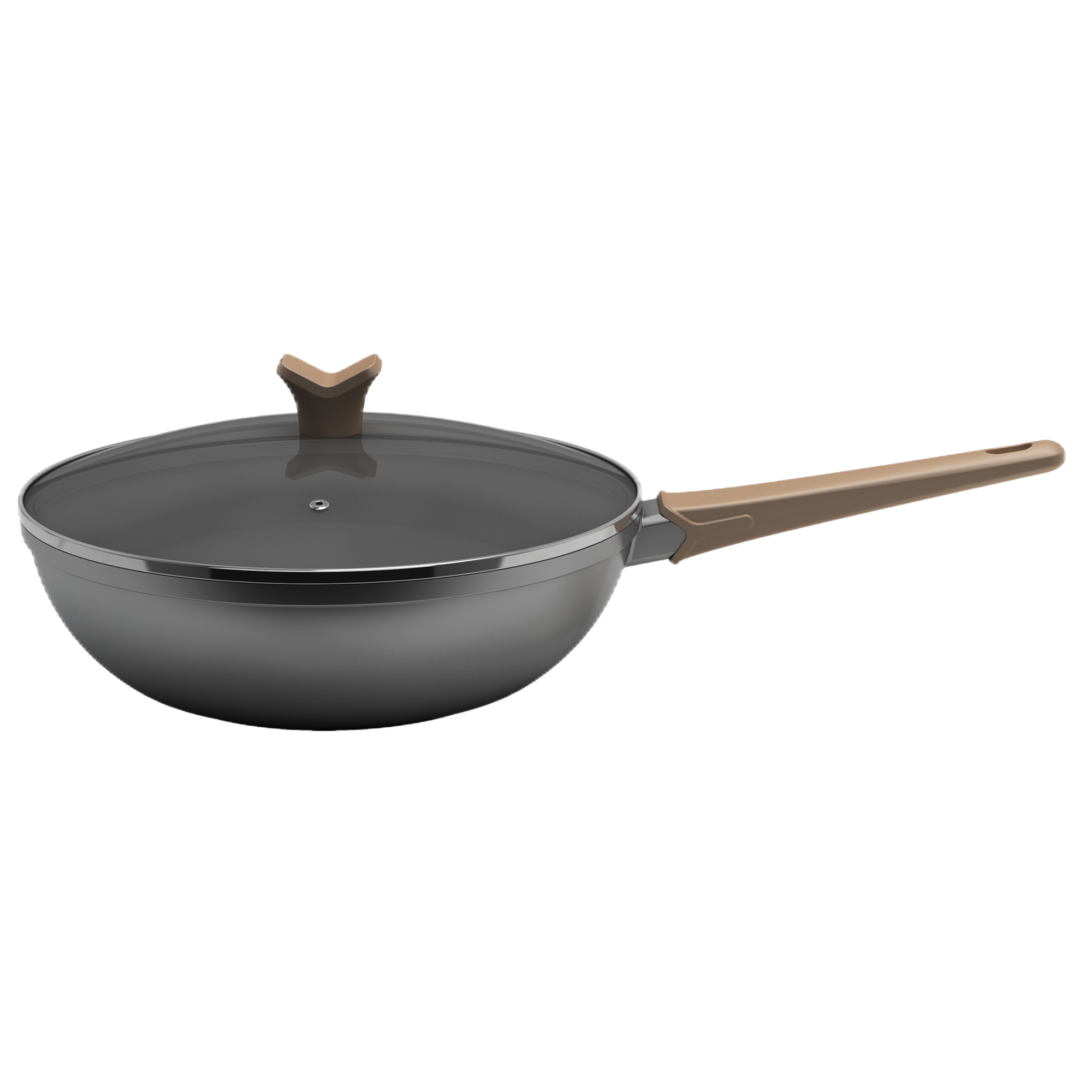 YOUNG Range Nonstick Cookware Die Cast Aluminum Deep Frypan With/Without Lid Buy aluminum non