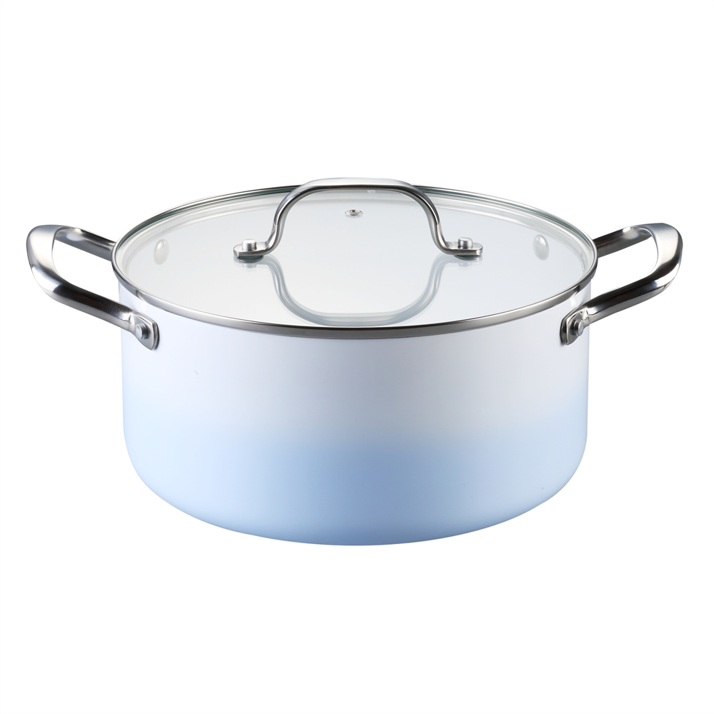 Pressed Ceramic Non-stick Wok With SS Die Cast Handle - Buy Aluminum ...